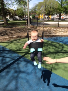 we found a swing in Milwaukee!