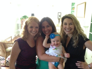 Finally met Rachel during our fun brunch at Sarah and Mike's !  Our future Junior Leaguer :) 